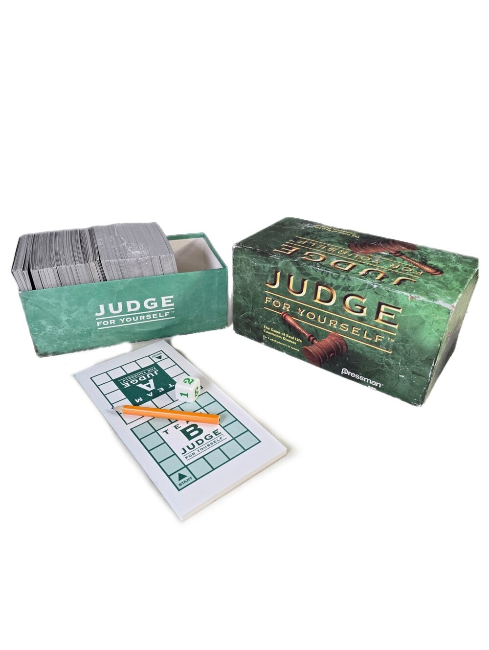 Vtg Judge For Yourself Game of Real Life Courtroom Dramas (Missing Instructions)